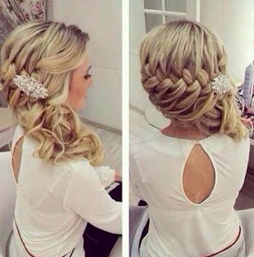 Gorgeous Side Hairstyles for Prom Night