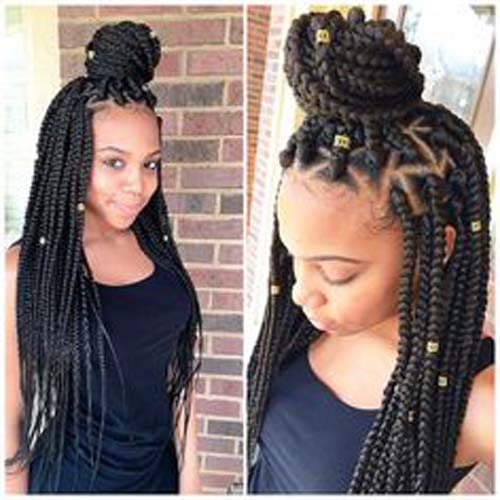 cool black braided hairstyles