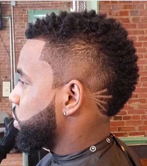 faded haircuts for black men