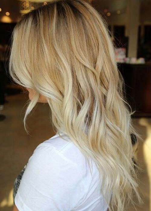 Splashy Blonde Hairstyles
