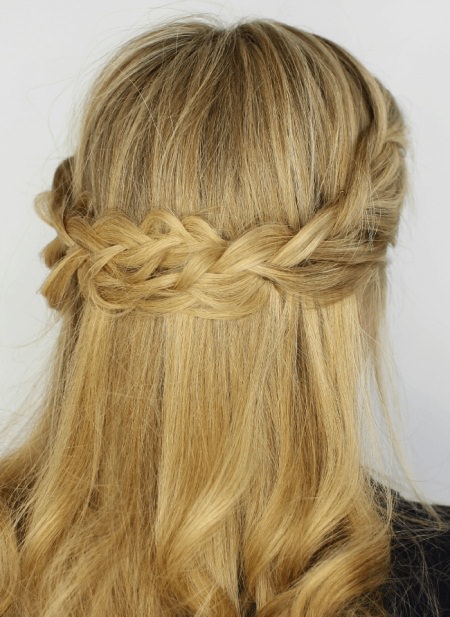 half crown easy hairstyles to make at home