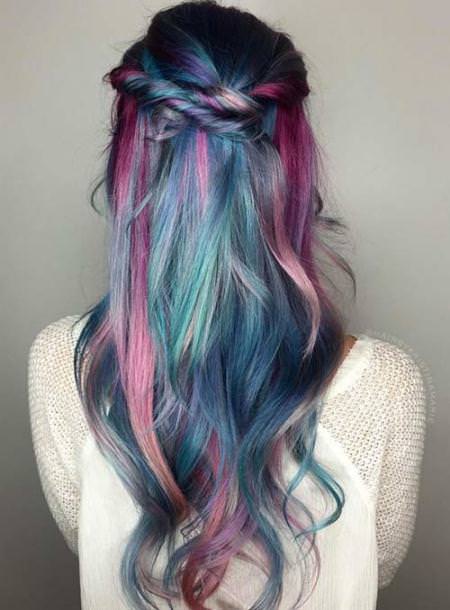 mermaid balayage ombre best two tone hairstyles for women