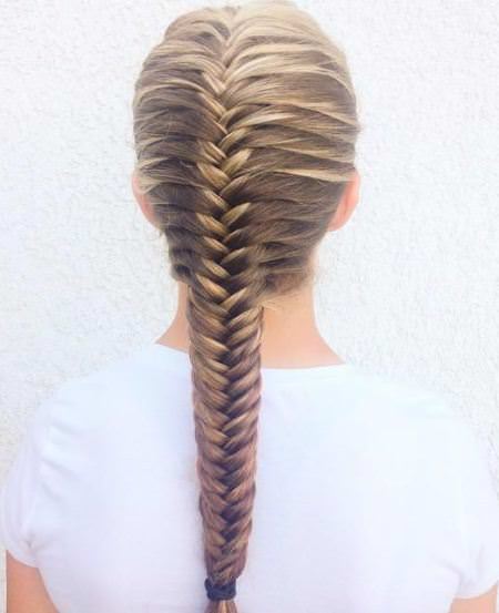 Fish tail easy hairstyles to make at home