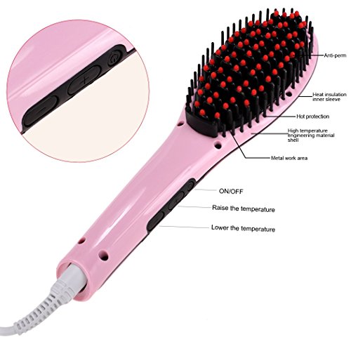 hair straightning brushes