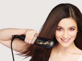 hair straightning brushes