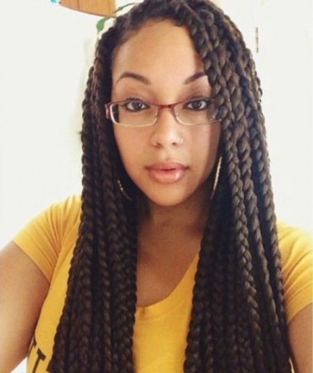long-box-braid captivating long hairstyles for black women