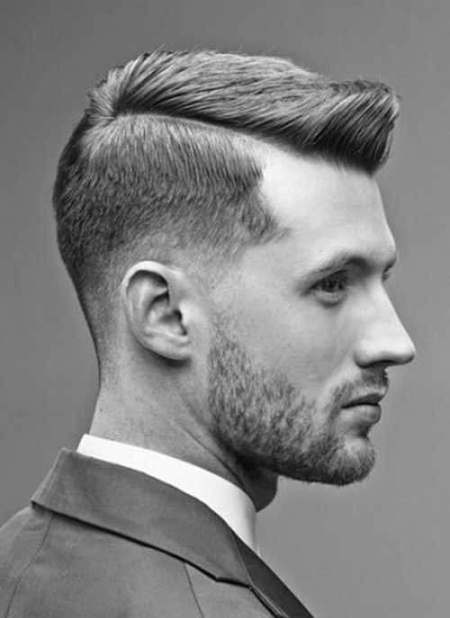 pompadour short men hairstyle