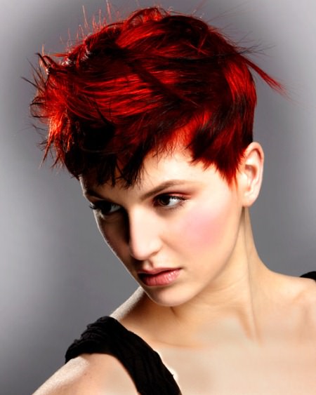 Short Red Hairstyles For Thin Hair