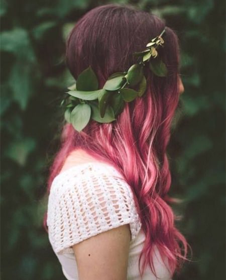dark pastel trendy pastel hair color