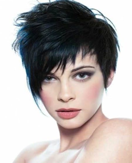 Long feathered pixie hairstyle short hairstyles for thick hair
