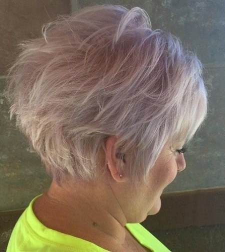 Lovely lavender haircuts for women over 50