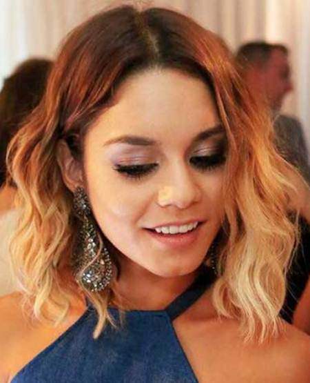 Ombre bob hairstyle short wavy hairstyles for girls