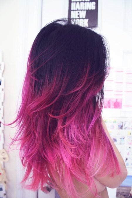 pastel ombre trendy pastel hair color