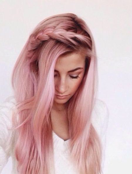 rosy pastel trendy pastel hair color