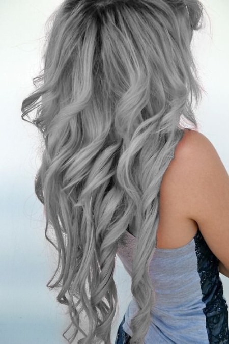 ash gray colors to dye hair