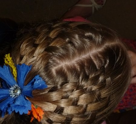 basket weave short hairstyles for little girls