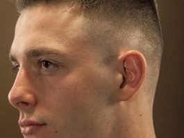 brown walled top high and tight haircuts