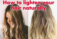how to lighten hair naturally