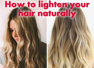how to lighten hair naturally