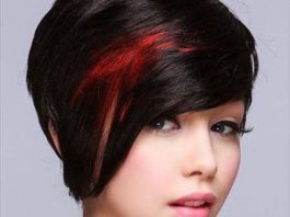 pixie with streaked long bangs pixie haircuts for thick hair