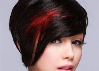 pixie with streaked long bangs pixie haircuts for thick hair
