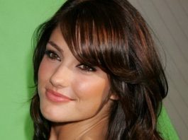 pronounced long layered haircut with bangs